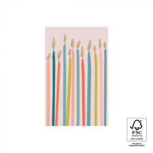 Stickers I candle gold (10 st)
