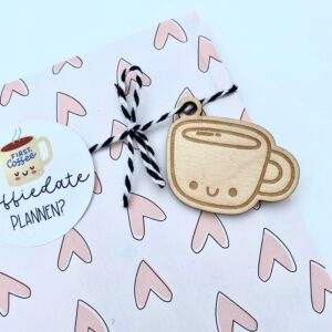 Houten label I Koffie