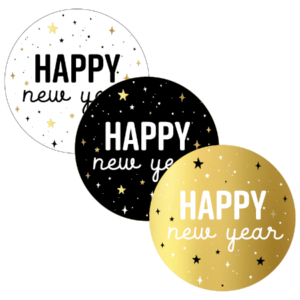 Stickers I happy new year (10st.)