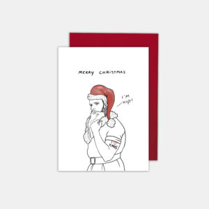 Wenskaart I Hippe Kerstman