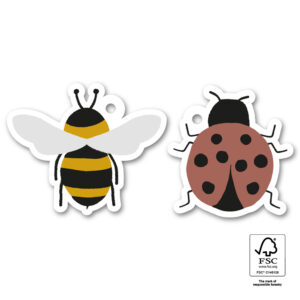 Gift tag duo - insects