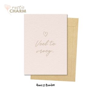 Ansichtkaart I Veel te vroeg..