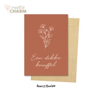 Ansichtkaart I Een dikke knuffel