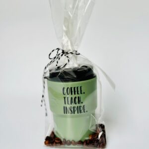 Koffiebeker I coffee teach inspire I groen