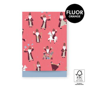 Inpakzakje Sinterklaas acrobaatpakjesboot I L (5st)