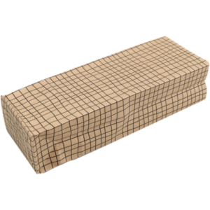 Kraft blokzak - grid zwart (5st)