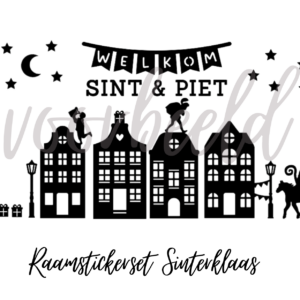 Raamstickers Sinterklaas