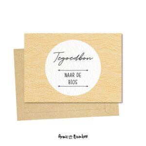 Kaart I Tegoedbon naar de bios