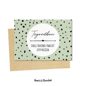 Kaart I Tegoedbon oppassen