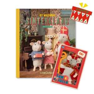 Knuffel en boek Muizenhuis I Sinterklaas pakket