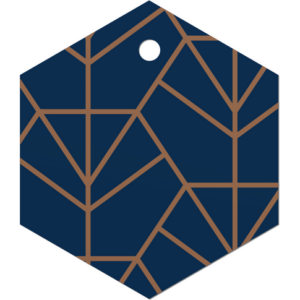 Cadeaulabel I Blue diamond (3st)