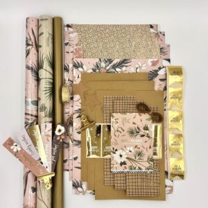 Inpakset I Vintage Christmas pink