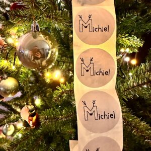 Stickers I Gepersonaliseerd I Kerst (10st)