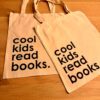 Tas I Cool kids read books. naturel/zwart - Afbeelding 2