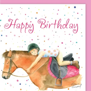 Kaart I Happy birthday paardenmeisje