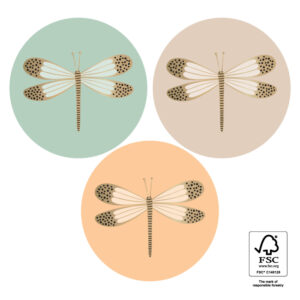 Stickers I insect libelle (10st.)