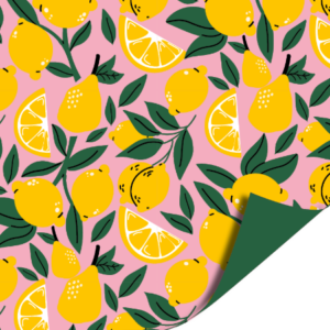 Inpakpapier I lovely lemon 50x300cm