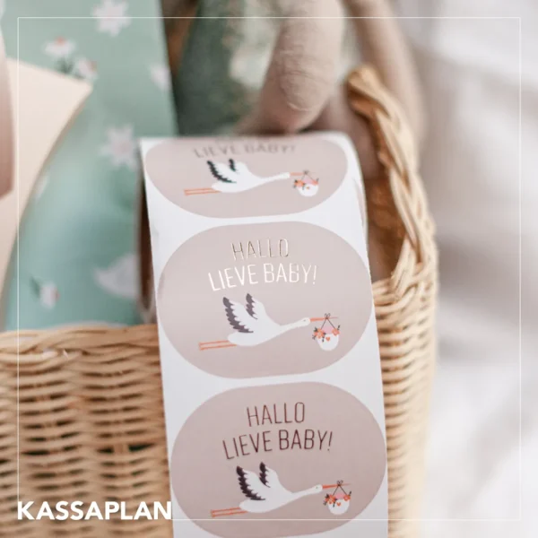Stickers I hallo lieve baby (5st) - Afbeelding 2