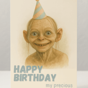 Ansichtkaart I Happy birthday my precious