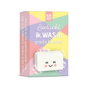 Bedankzeepje "Ik WAS in goede handen"