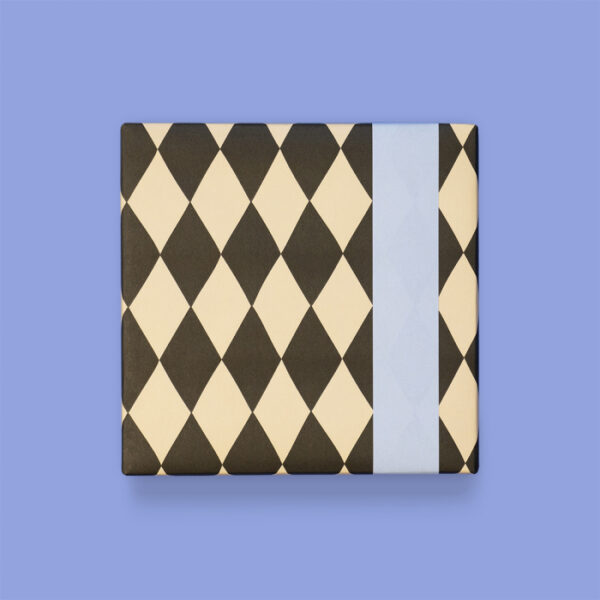 Inpakpapier | Harlequin Neutral/Light Blue 70x300cm - Afbeelding 2