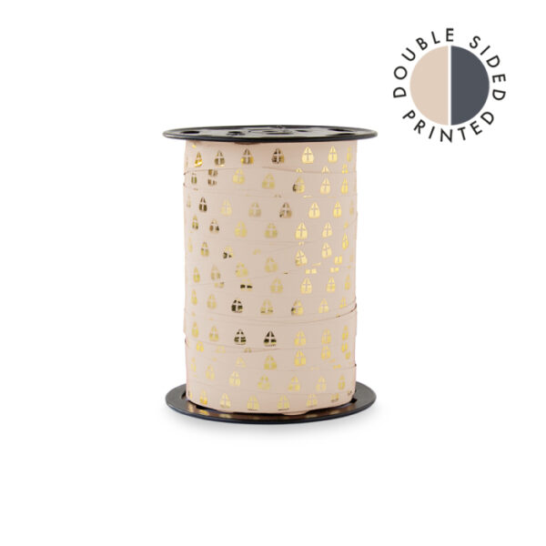 Krullint | Sint Paporlene Mijter Beige/Night Blue  (5m)