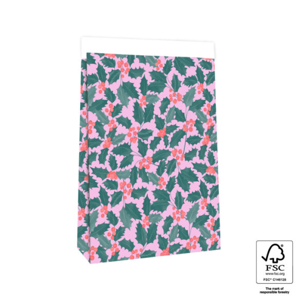 Blokzak X-mas Holly leaves  - XL (2st)