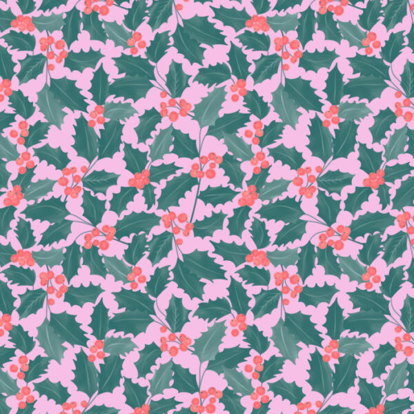 Blokzak X-mas Holly leaves  - XL (2st) - Afbeelding 4