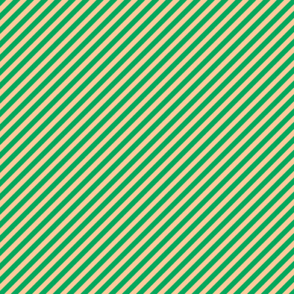 Blokbodemzakken Stripes Green/Peach – M (2st) - Afbeelding 2