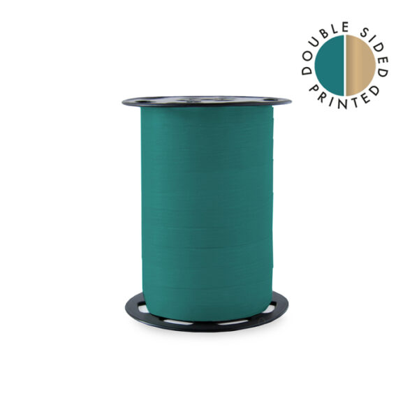 Krullint I X-mas Paporlene jade green/gold (5m)