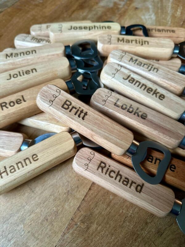 Gepersonaliseerde flesopener met gravering - Afbeelding 3