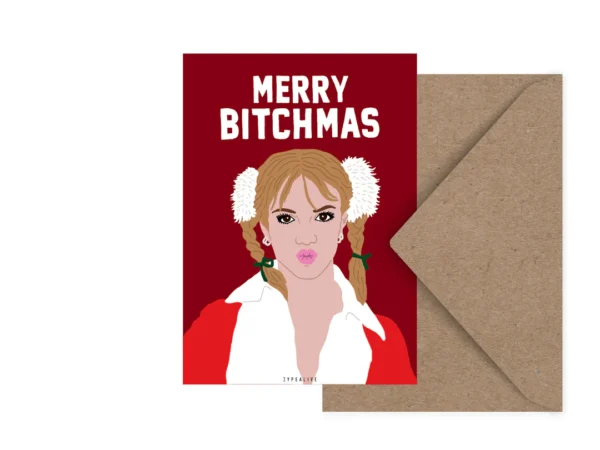 Ansichtkaart | Bitchmas – Typealive