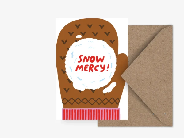 Ansichtkaart | Snow Mercy – Typealive