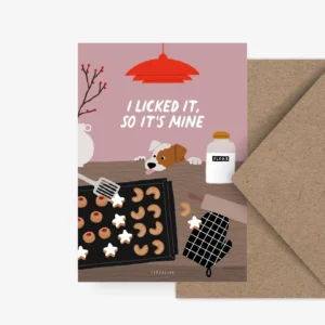 Ansichtkaart | Petisfaction Dogs – It’s Mine – Typealive