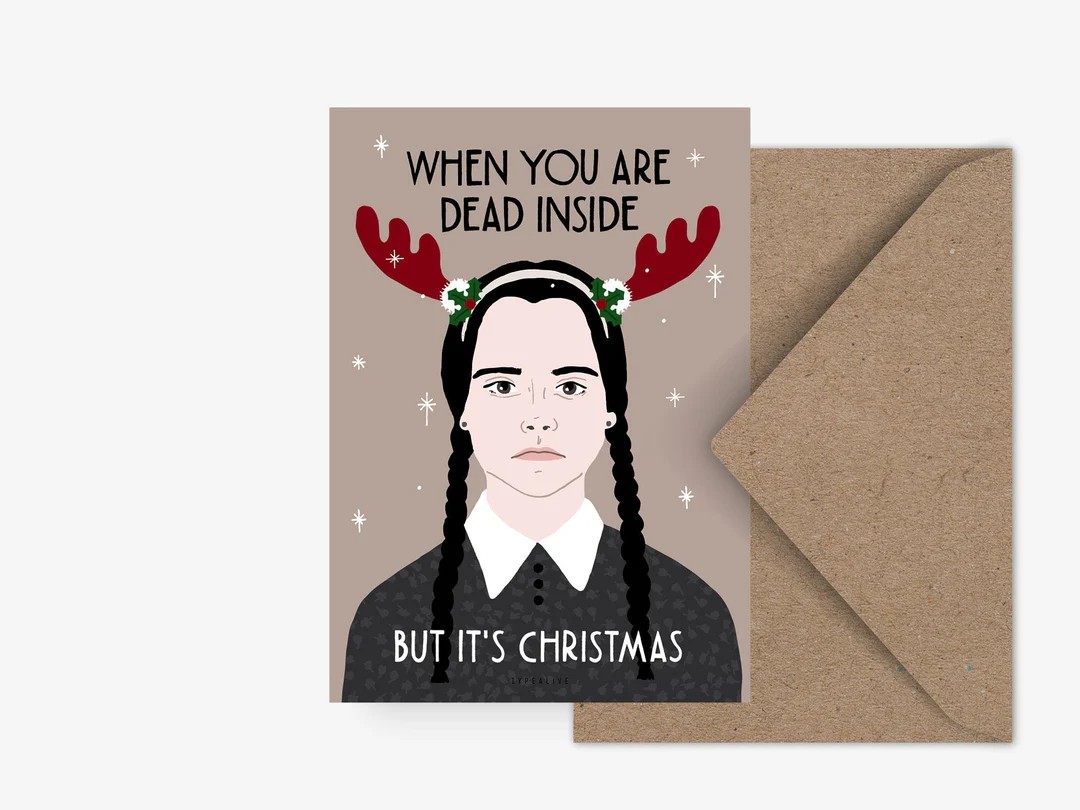 Ansichtkaart | Dead Inside – Typealive