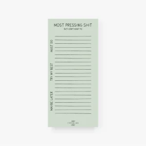 Notitieblok | Pressing shit