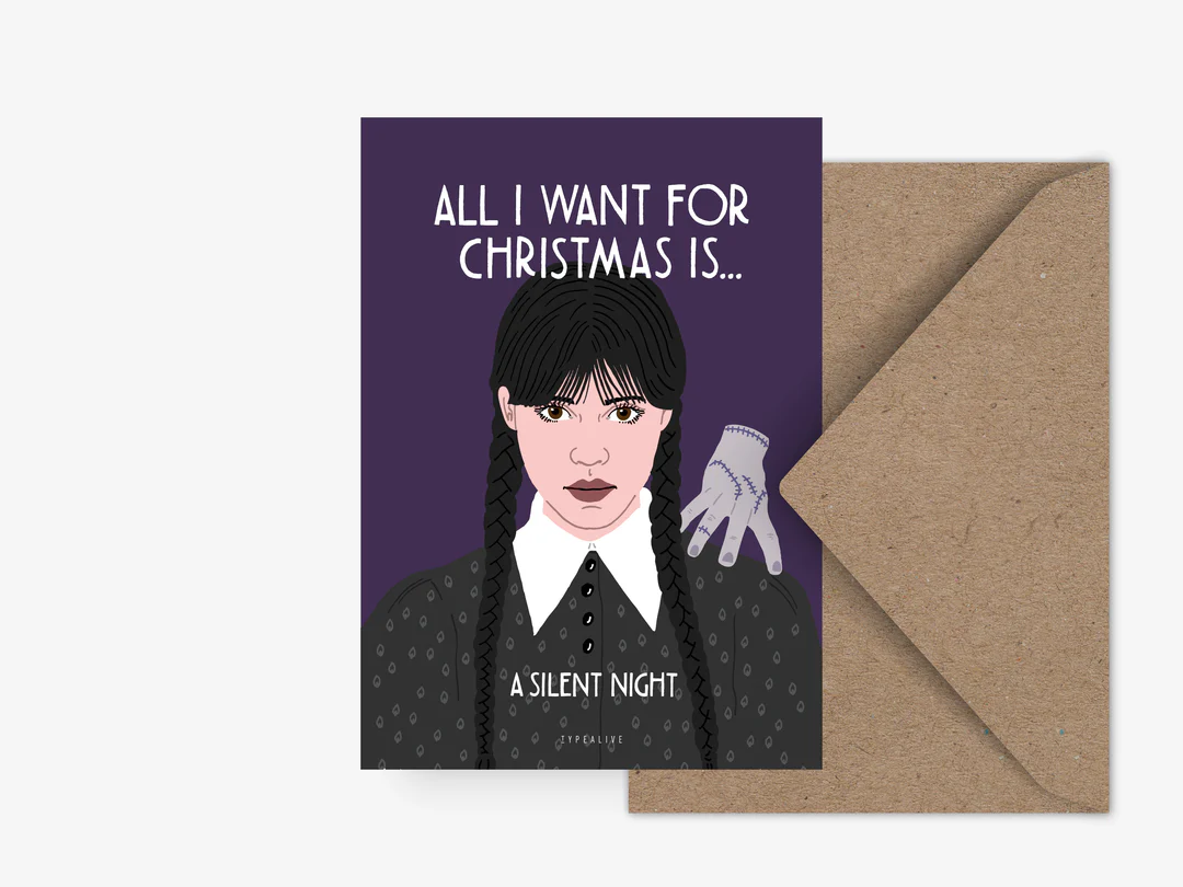 Ansichtkaart | A Silent Night – Typealive