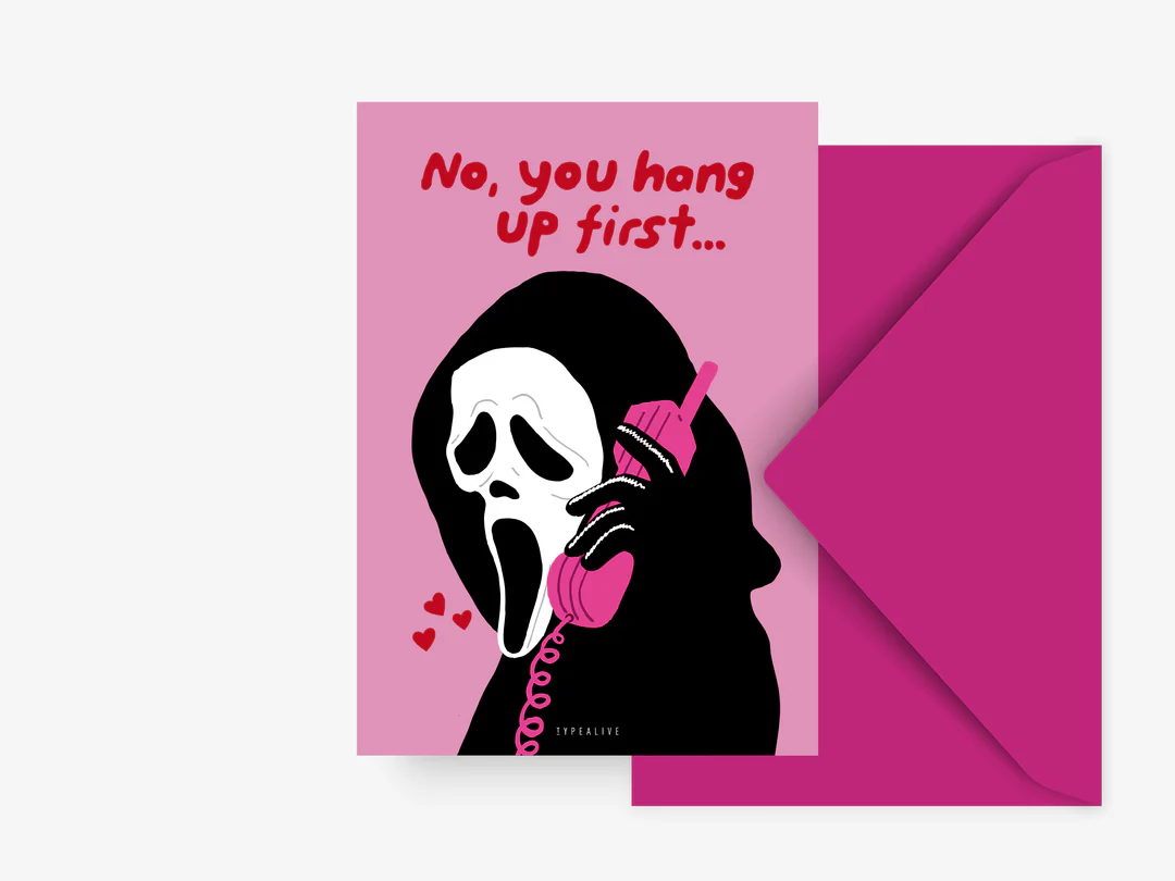 Ansichtkaart | You hang up – Typealive