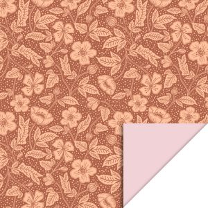 Inpakpapier I Poppy Chocolate - Pink 70x300cm