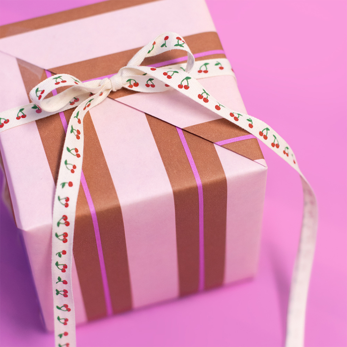 Lint I Cherry red (1m) - Afbeelding 2