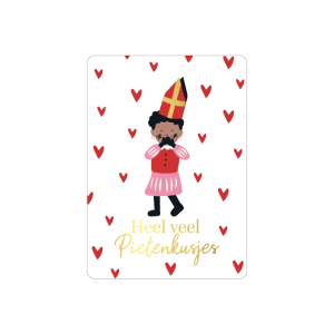 Mini kaart I Heel veel pietenkusjes