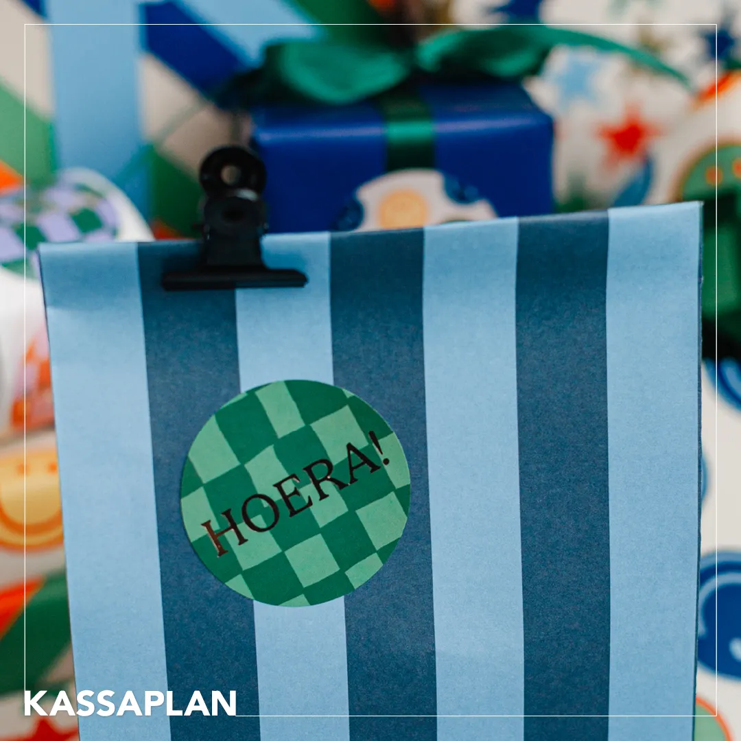 Blokzak I Blue striped I M (2st.) - Afbeelding 2