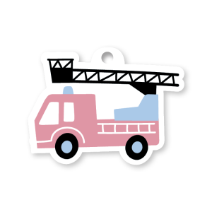 Cadeaulabel I Brandweerauto