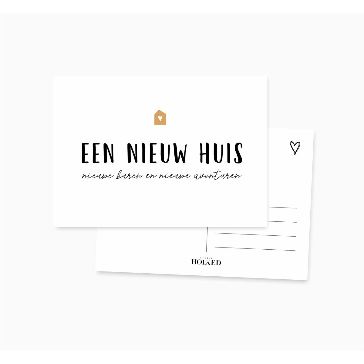 Ansichtkaart I nieuw huis, nieuwe buren en nieuwe avonturen - Afbeelding 2