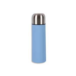 Gepersonaliseerde isoleerfles met naam I licht  blauw