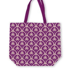 Canvas tas I Palm paars