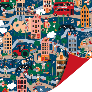 Inpakpapier I Sint is in town 50x300cm