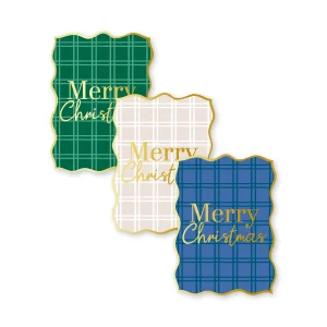 Sticker I Merry Christmas ruit zegel (10st.)