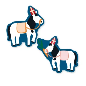 Sticker I paard van Sinterklaas (5st.)