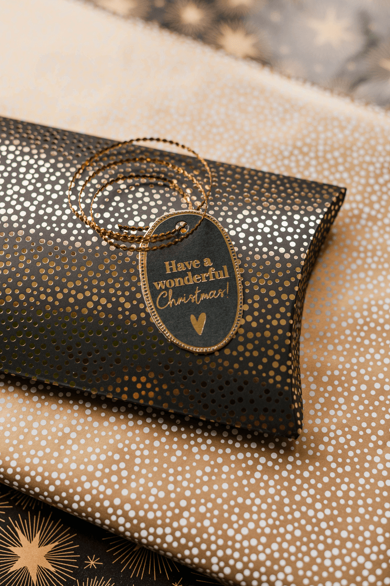 Cadeaulabel I Have a wonderful Christmas ovaal groen - Afbeelding 2